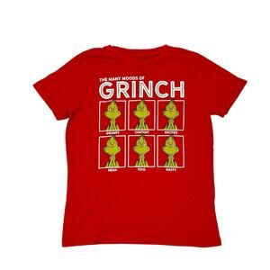 The Grinch Mood Faces Graphic Tee Size S